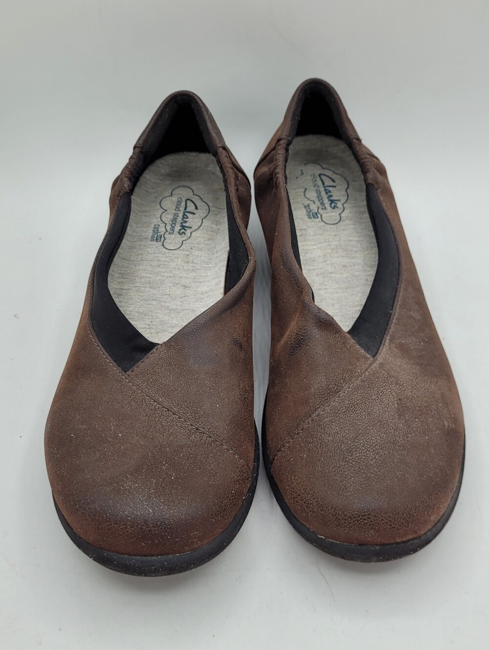 Clarks Sillian Jetay Brown slip-on flats Size 7 - Picture 10 of 16